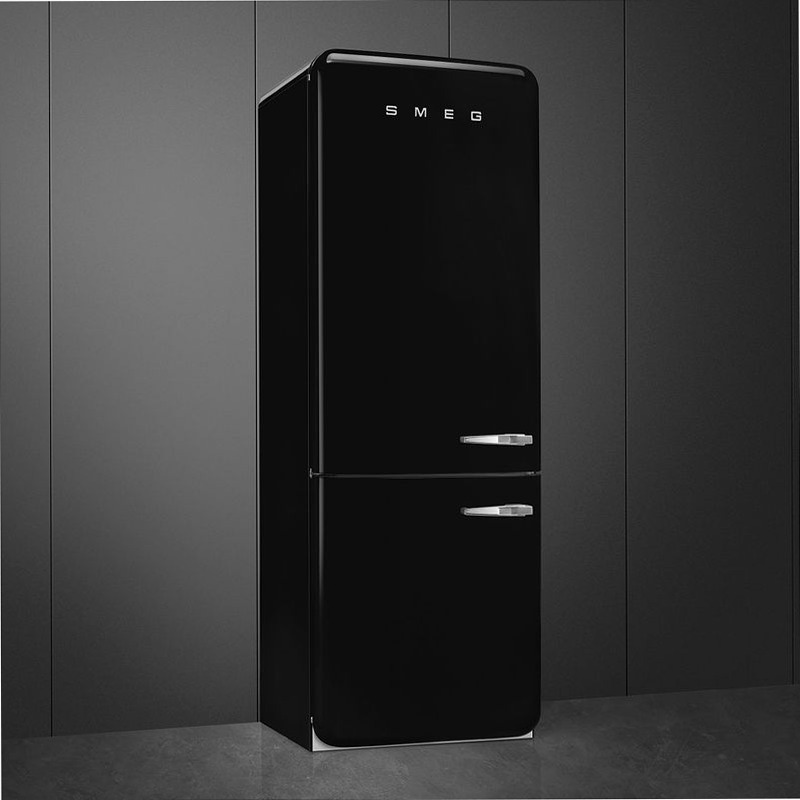 Frigorifero Nero Combinato 50's Style D Libera