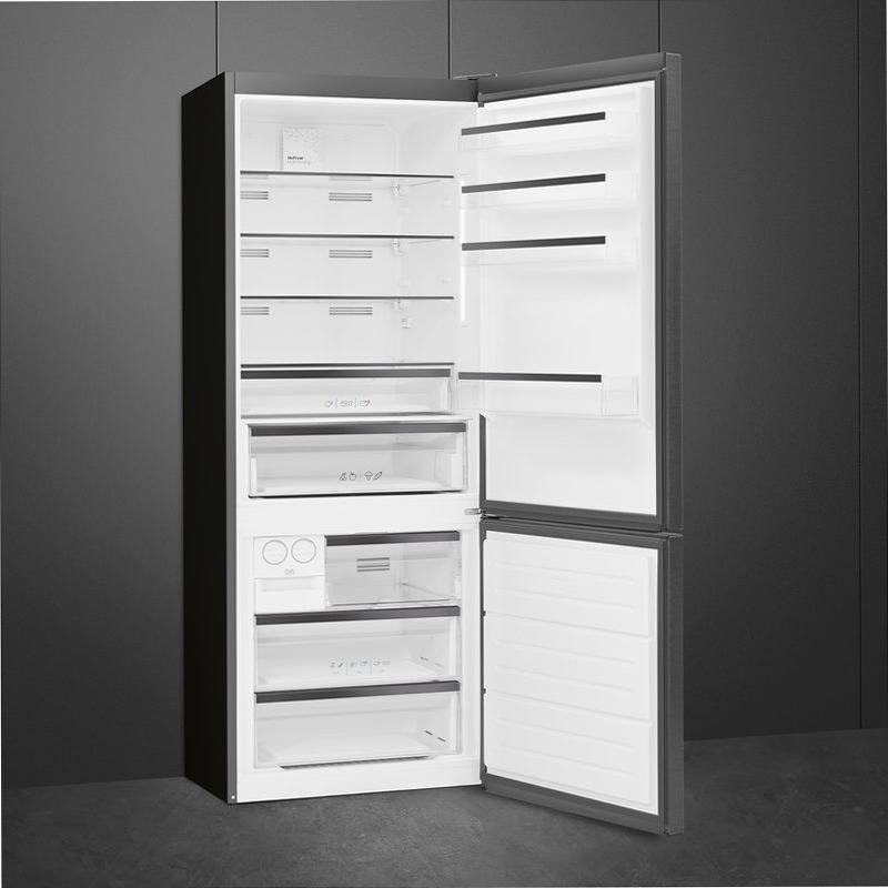 Frigorifero Libera Installazione Combinato Smeg Nero D