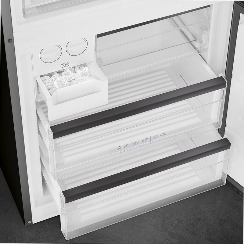 Frigorifero Libera Installazione Combinato Smeg Nero D