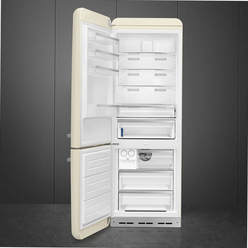 Frigorifero Panna Combinato 50's Style Avorio D Libera