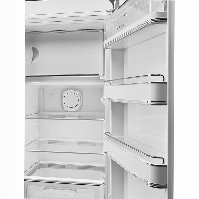 Frigorifero Bianco Monoporta 50's Style Cromo C Libera