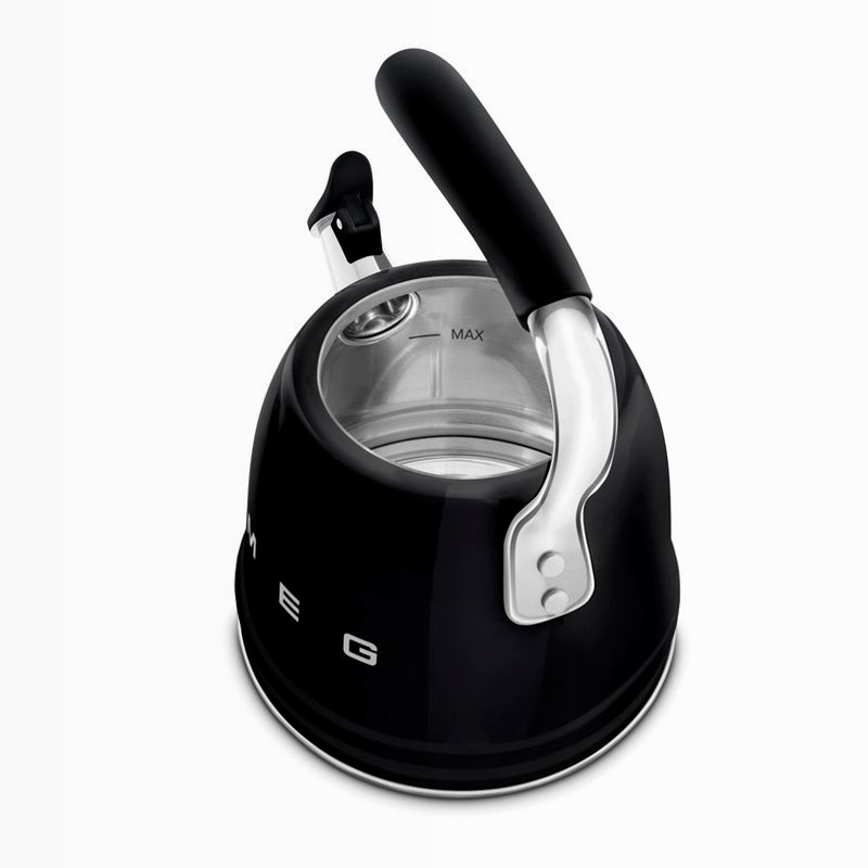 Bollitore a fischio Smeg WKF01BL Nero