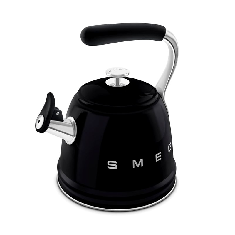 Bollitore a fischio Smeg WKF01BL Nero