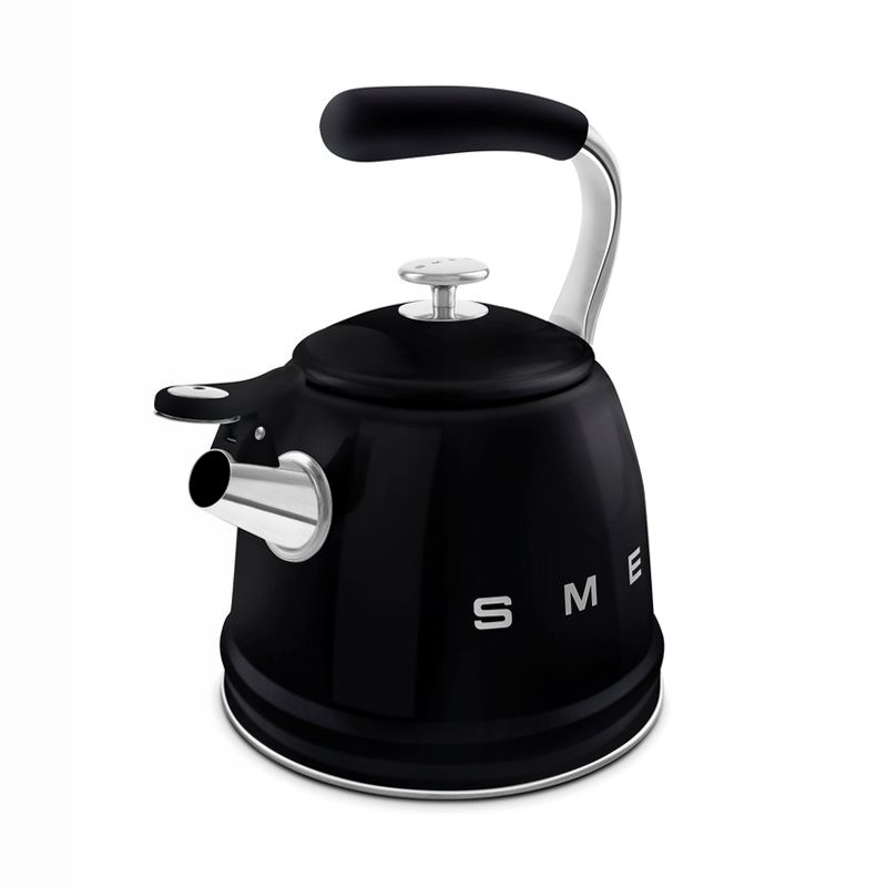 Bollitore a fischio Smeg WKF01BL Nero