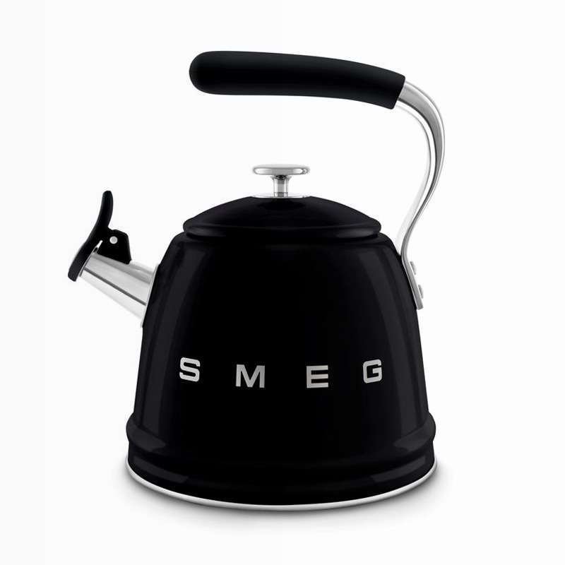 Bollitore a fischio Smeg WKF01BL Nero