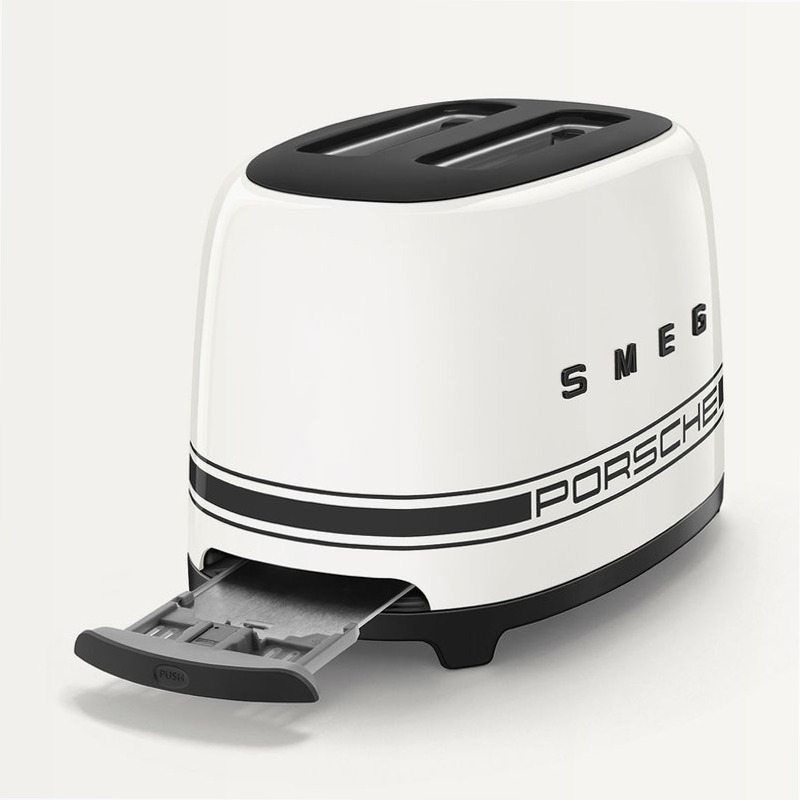 Tostapane TSF01 | Carrara White Porsche x SMEG Nero