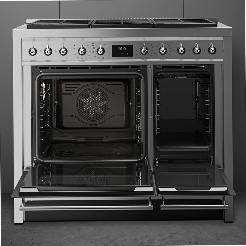 Cucina Smeg Acciaio Inox 100x60 cm
