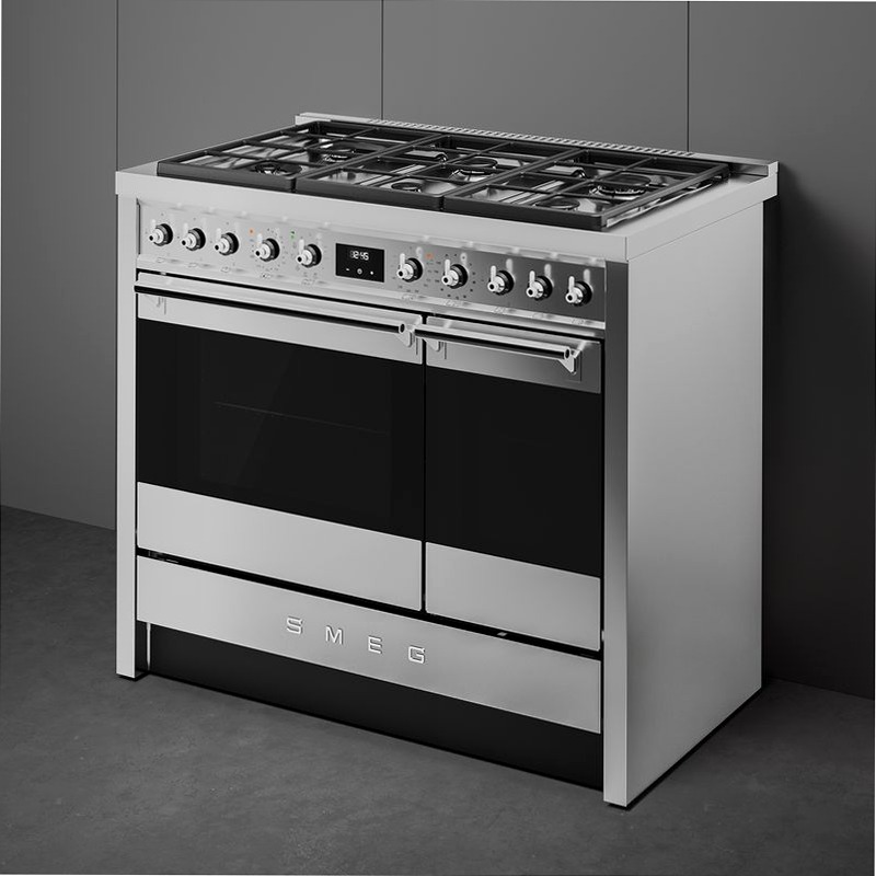 Cucina Smeg Acciaio Inox 100x60 cm