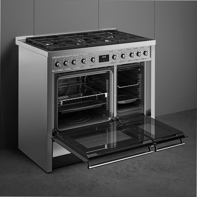 Cucina Smeg Acciaio Inox 100x60 cm