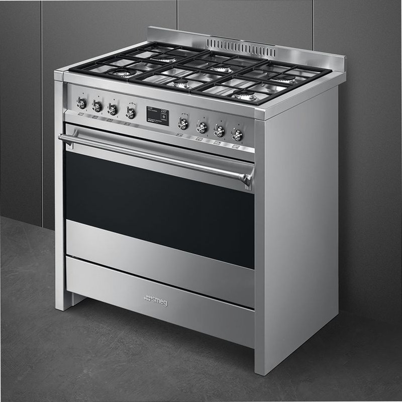 Cucina Smeg Acciaio Inox 90x60 cm