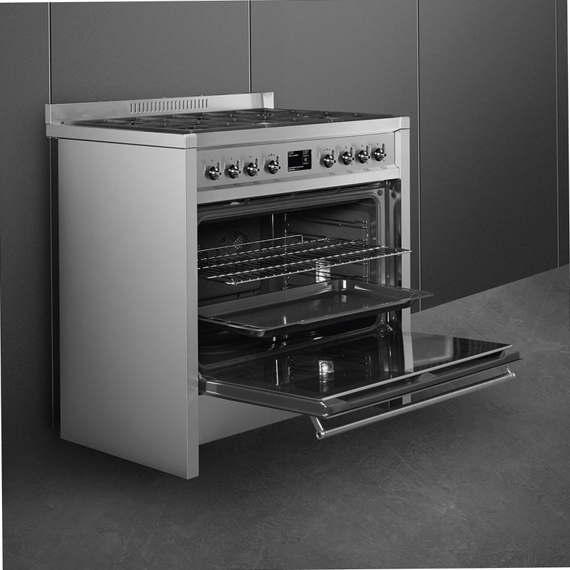 Cucina Smeg Acciaio Inox 90x60 cm