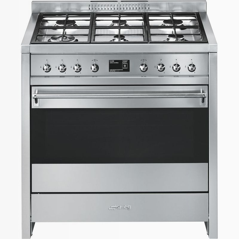 Cucina Smeg Acciaio Inox 90x60 cm