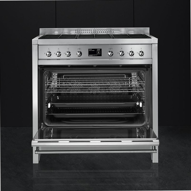 Cucina Smeg Acciaio Inox 90x60 cm