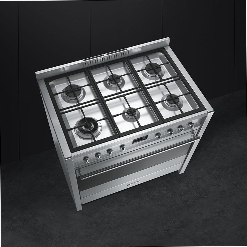 Cucina Smeg Acciaio Inox 90x60 cm
