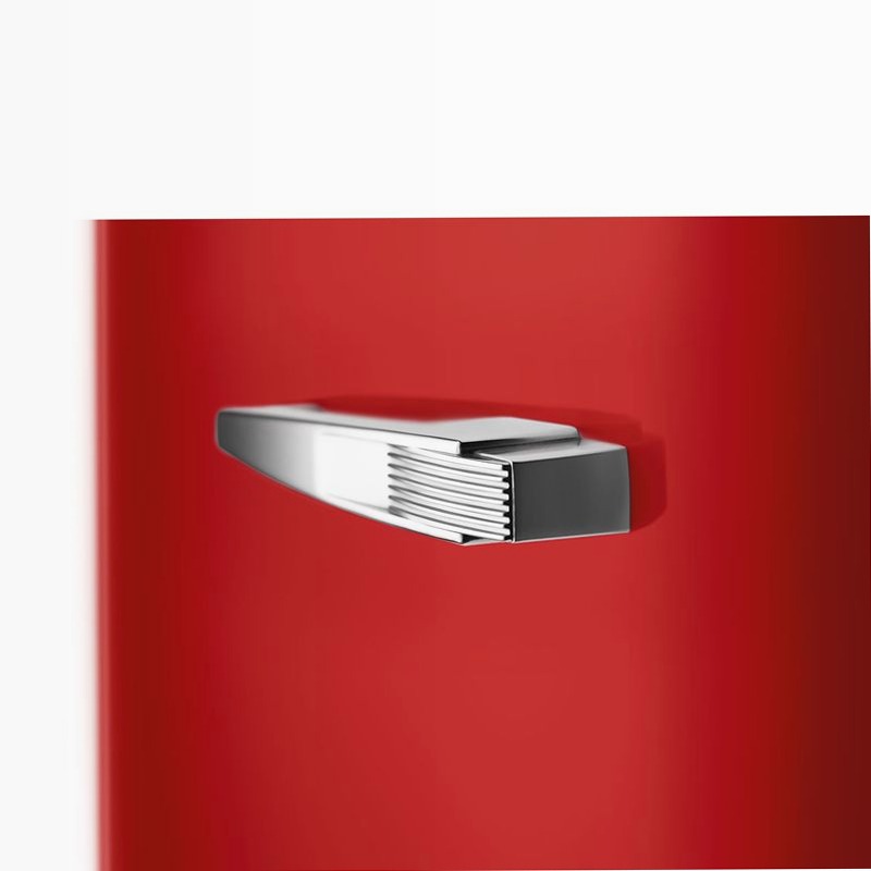 Frigorifero Rosso Monoporta 50's Style Cromo C Libera