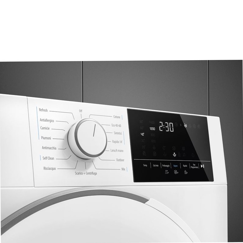 Lavatrice Libera Installazione 9 kg Smeg WN94SEA 600rpm 9kg Bianco