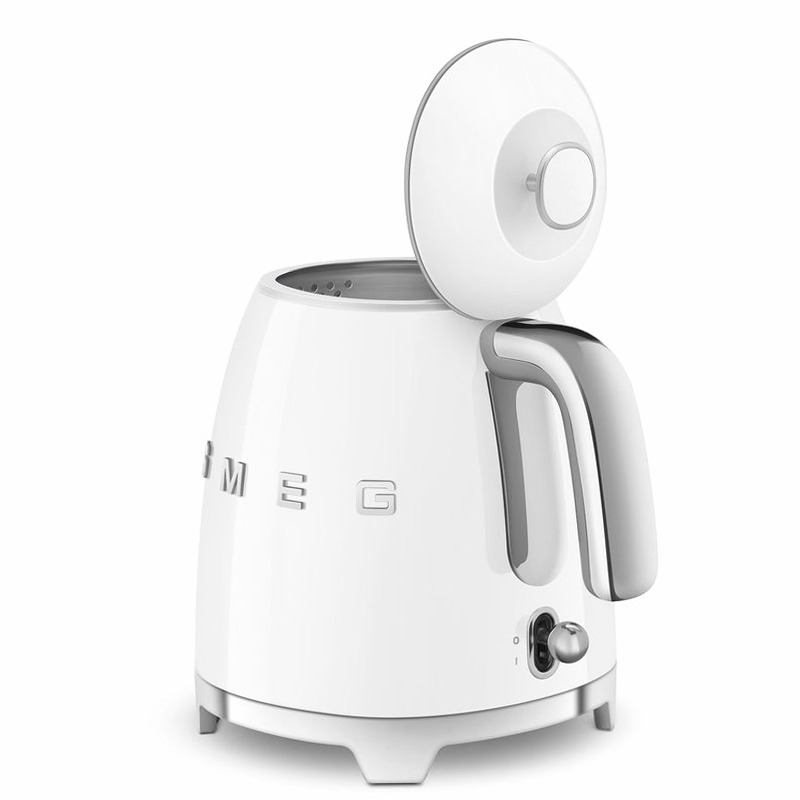 Bollitore elettrico Bianco piccolo Estetica 50's Style