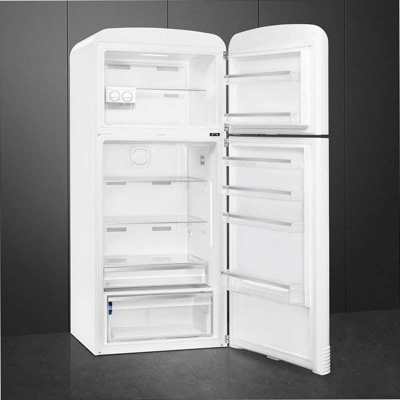 Frigorifero Bianco Doppia-Porta, Libera Installazione 50's Style E