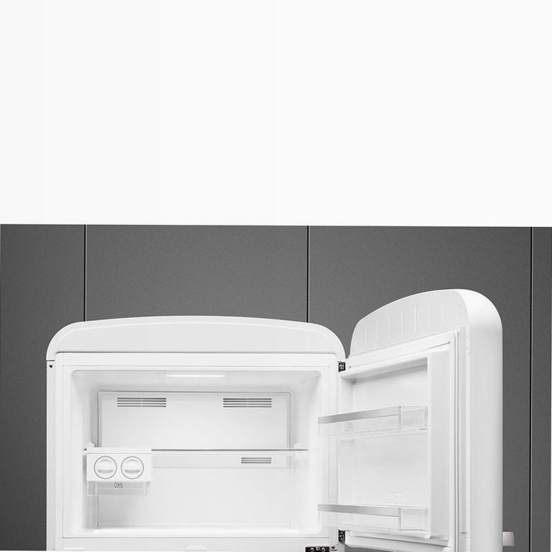 Frigorifero Bianco Doppia-Porta, Libera Installazione 50's Style E