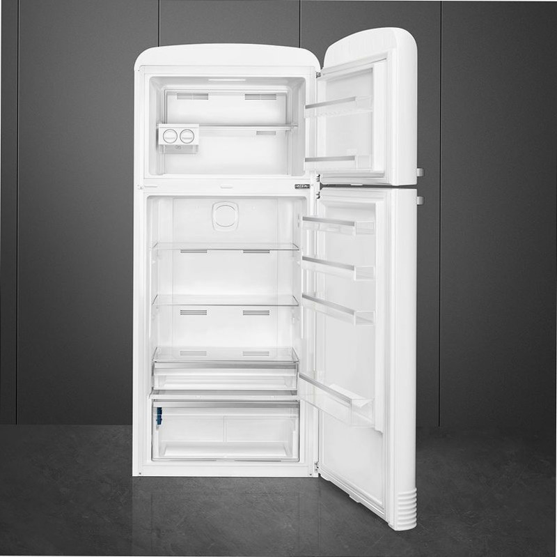 Frigorifero Bianco Doppia-Porta, Libera Installazione 50's Style E