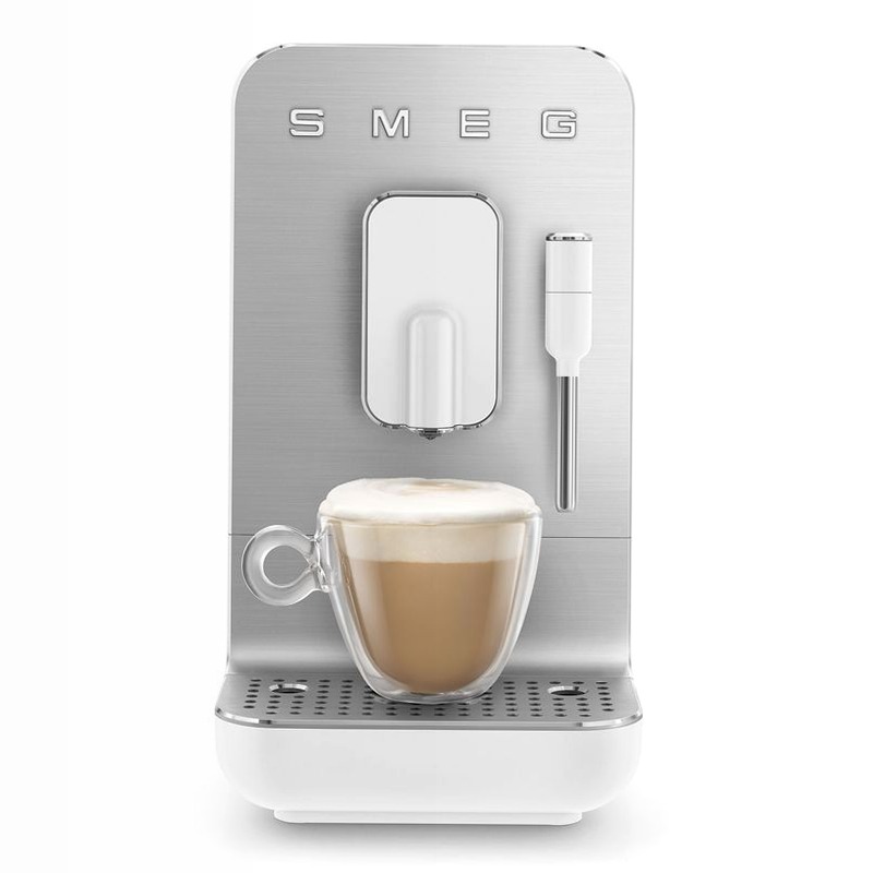 Macchina da caffè automatica con lancia vapore Bianco 1.4lt 19bar
