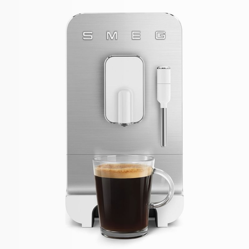 Macchina da caffè automatica con lancia vapore Bianco 1.4lt 19bar