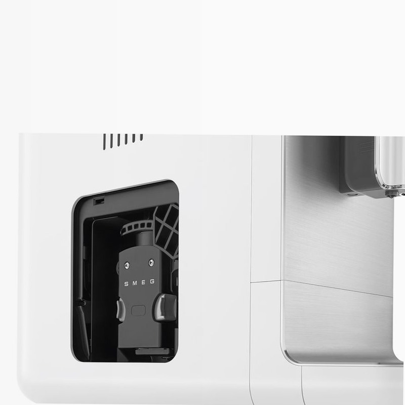 Macchina da caffè automatica con lancia vapore Bianco 1.4lt 19bar