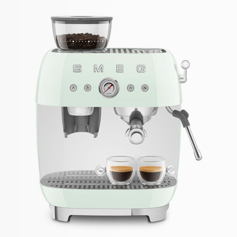 Macchina da Caffè Espresso Manuale con Macinacaffè Integrato