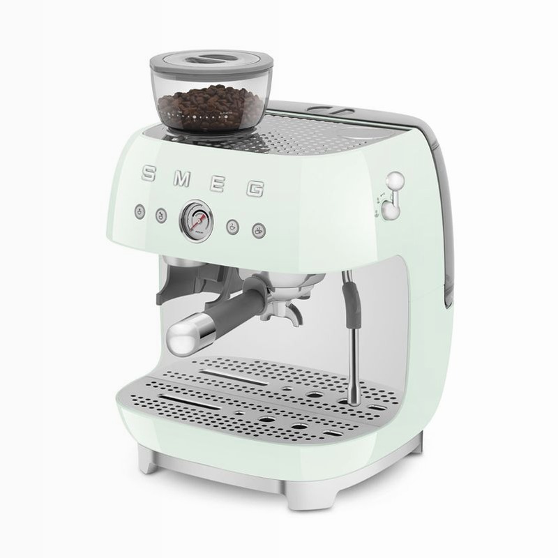 Macchina da Caffè Espresso Manuale con Macinacaffè Integrato