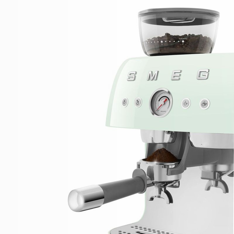 Macchina da Caffè Espresso Manuale con Macinacaffè Integrato