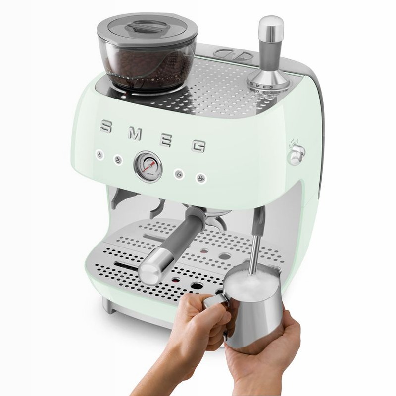 Macchina da Caffè Espresso Manuale con Macinacaffè Integrato