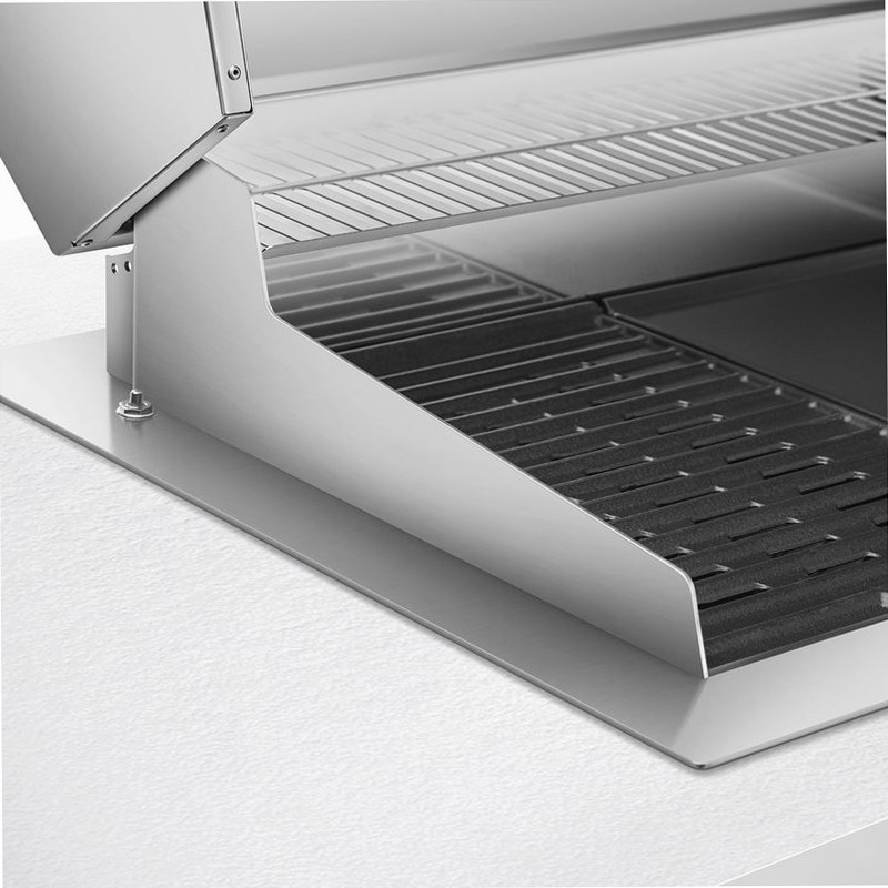 Barbecue elettrico Smeg 90 cm 2 zone Acciaio