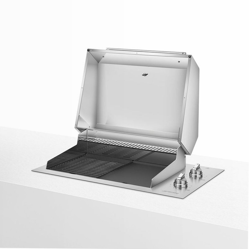 Barbecue elettrico Smeg 90 cm 2 zone Acciaio