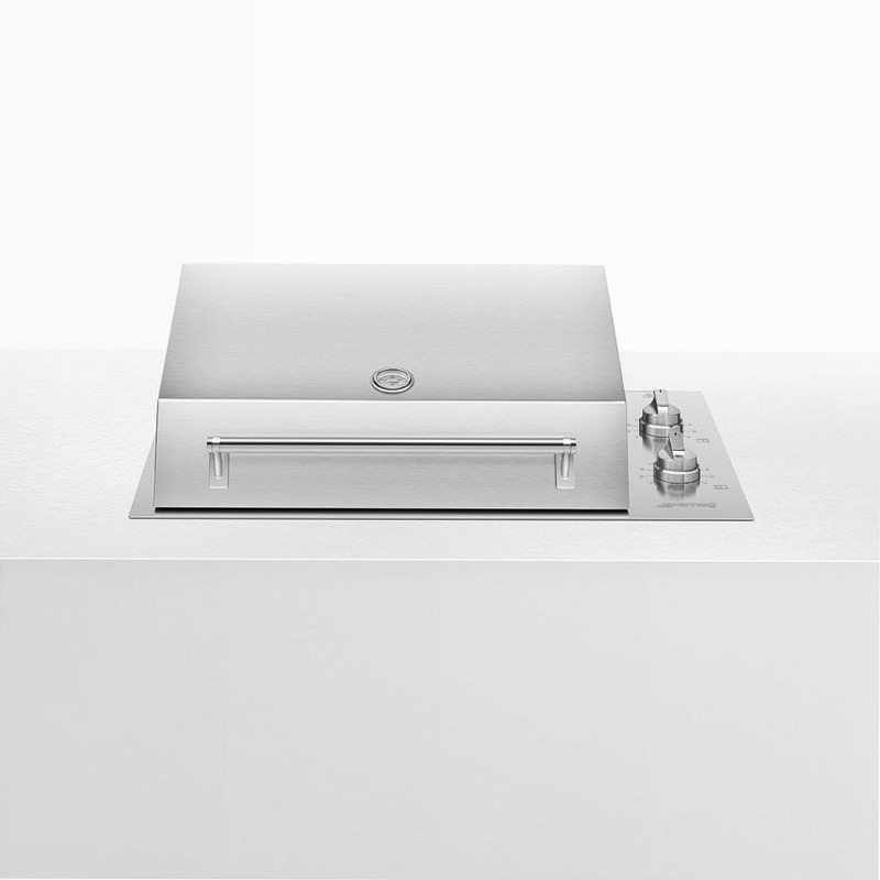 Barbecue elettrico Smeg 90 cm 2 zone Acciaio