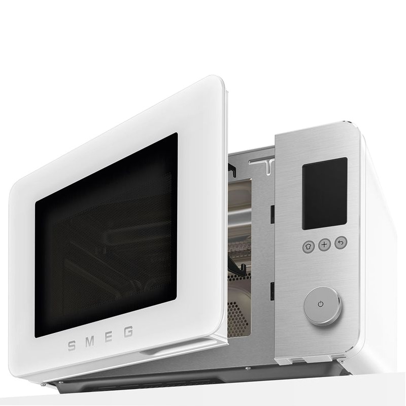 Forno a microonde combinato | Bianco Libera installazione, finitura opaca Estetica Collezione 27