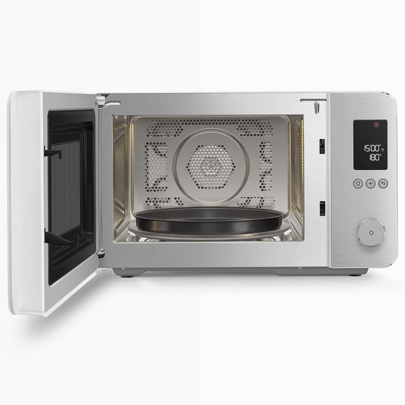 Forno a microonde combinato | Bianco Libera installazione, finitura opaca Estetica Collezione 27