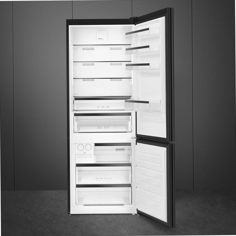 Frigorifero Libera Installazione Combinato Nero D