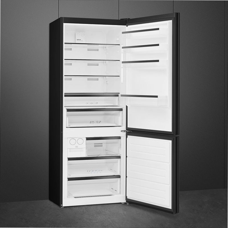 Frigorifero Libera Installazione Combinato Nero D