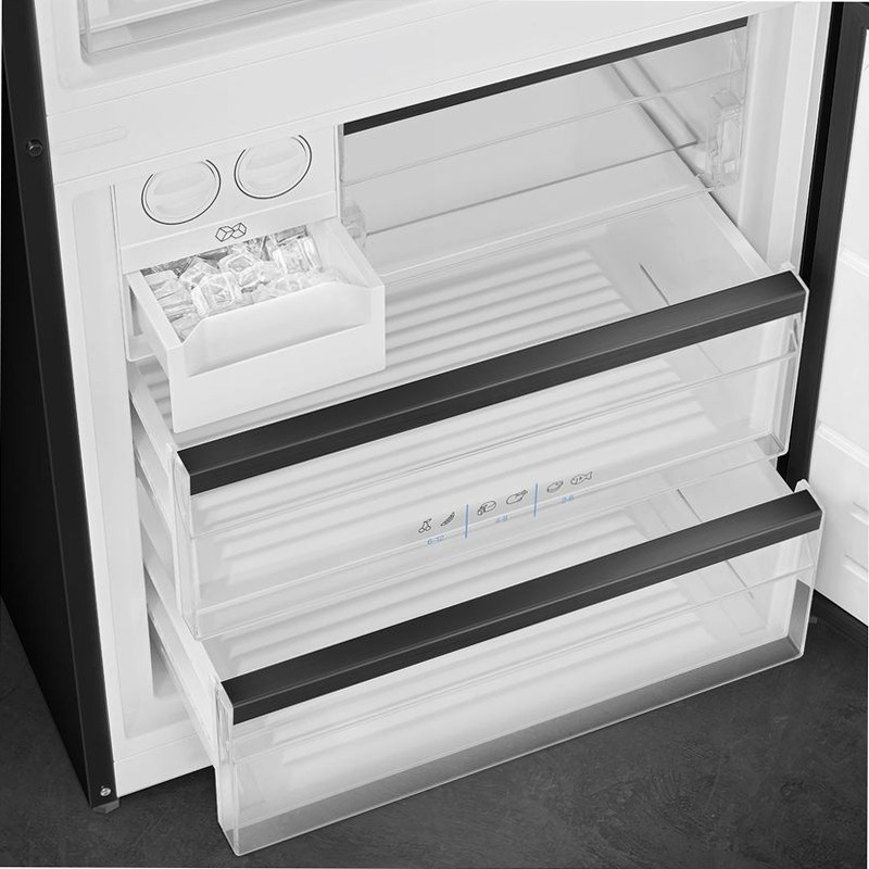 Frigorifero Libera Installazione Combinato Nero D