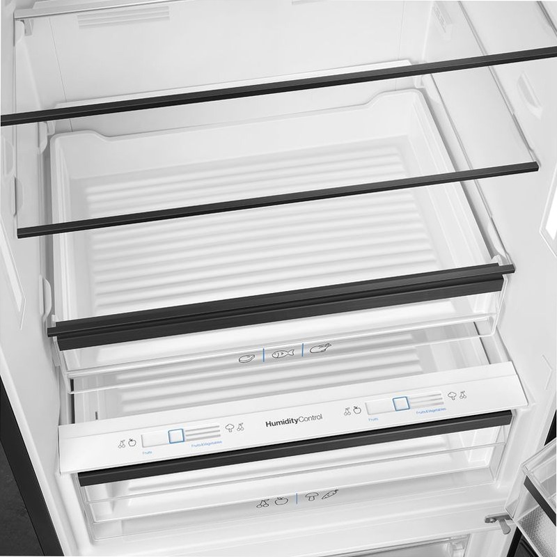 Frigorifero Libera Installazione Combinato Nero D