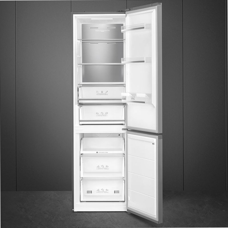 Frigorifero Libera Installazione Combinato Argento B