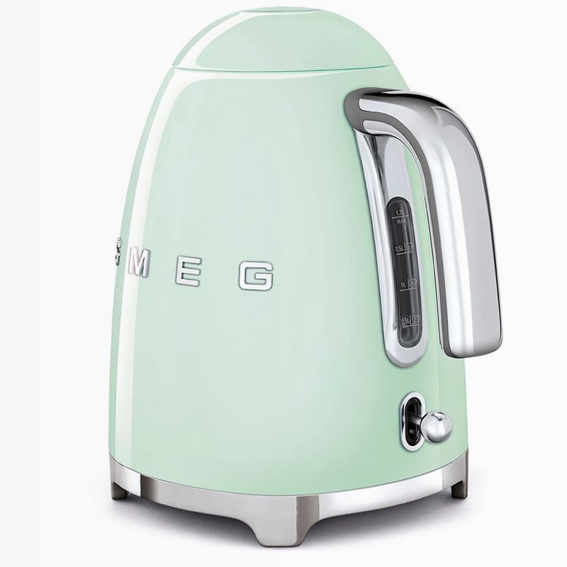Bollitore elettrico Verde pastello Estetica 50's Style Grigio
