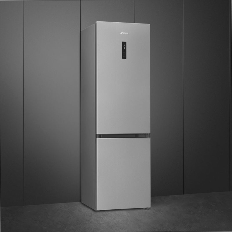 Frigorifero Libera Installazione Combinato Argento A