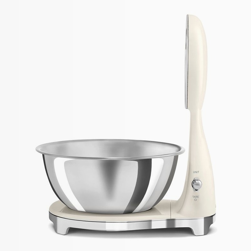 Bilancia da cucina analogica e digitale Panna, Lucido Estetica 50's Style
