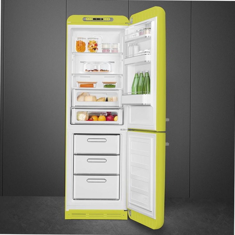 Frigorifero Verde Lime Combinato C Libera