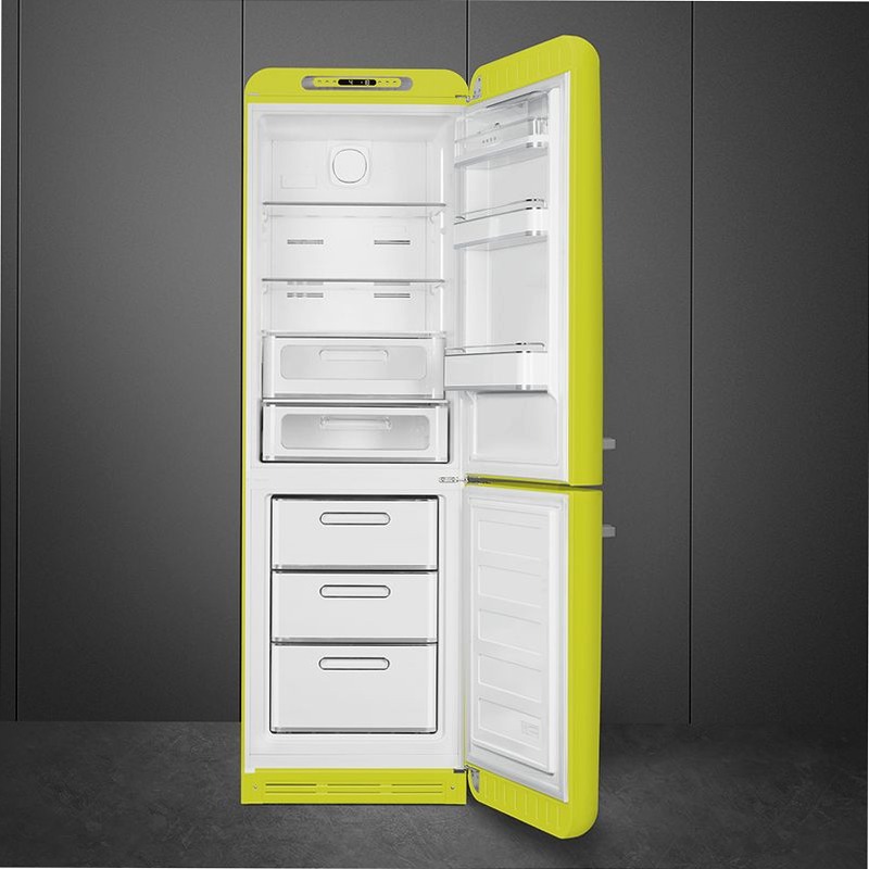 Frigorifero Verde Lime Combinato C Libera