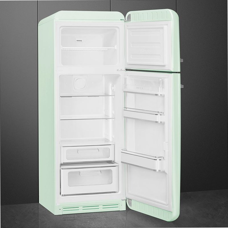 Frigorifero Verde pastello Smeg - Doppia porta Cromo C Libera