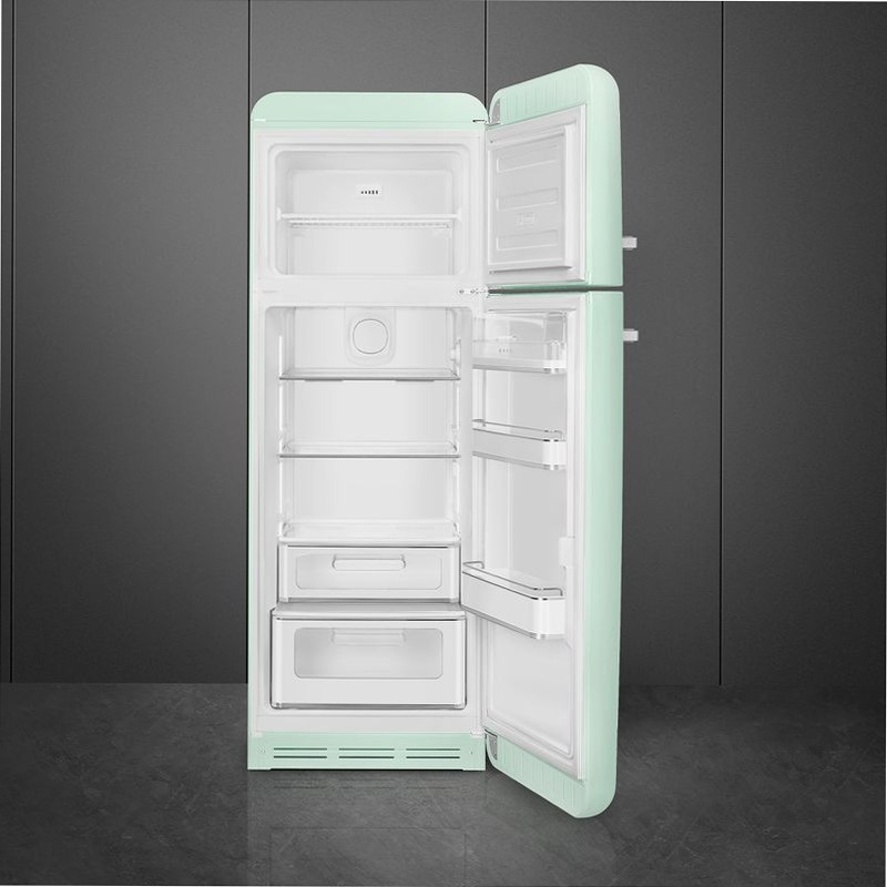 Frigorifero Verde pastello Smeg - Doppia porta Cromo C Libera