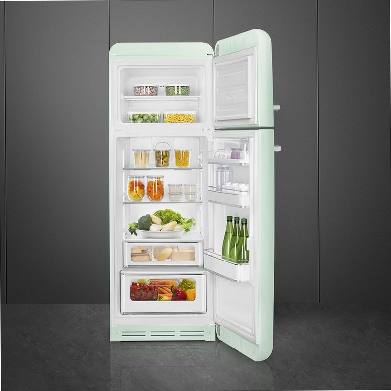 Frigorifero Verde pastello Smeg - Doppia porta Cromo C Libera