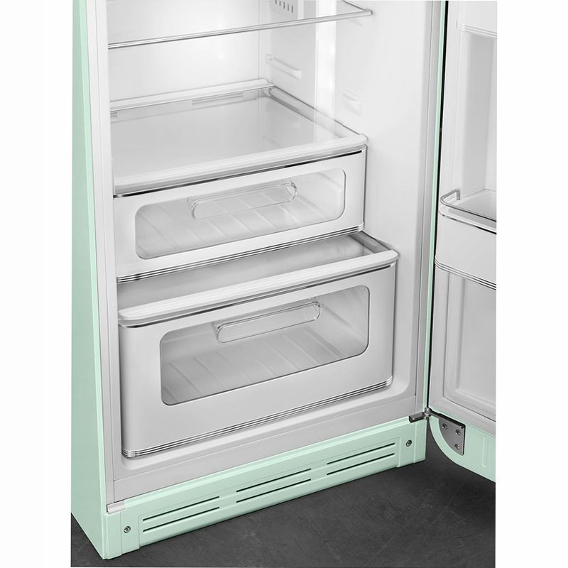 Frigorifero Verde pastello Smeg - Doppia porta Cromo C Libera